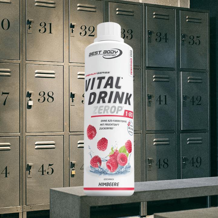 Produktbild Best Body Nutrition Low Carb Vital Drink (Himbeere, 1 x)