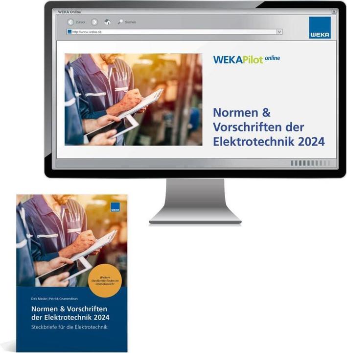 Actual product image Normen und Vorschriften der Elektrotechnik (German, Patrick Gnanendiran, Mask Dirk, 2023)