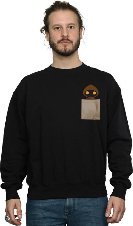 Actual product image Star Wars Mens Jawa Pocket Print Sweatshirt (XXL)