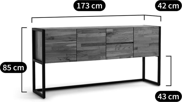Actual product image La Redoute Interieurs Hiba (173 x 42 x 84 cm)