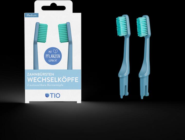 Actual product image TIO Interchangeable heads 2 pack Med. glacier (Medium, 2 x)