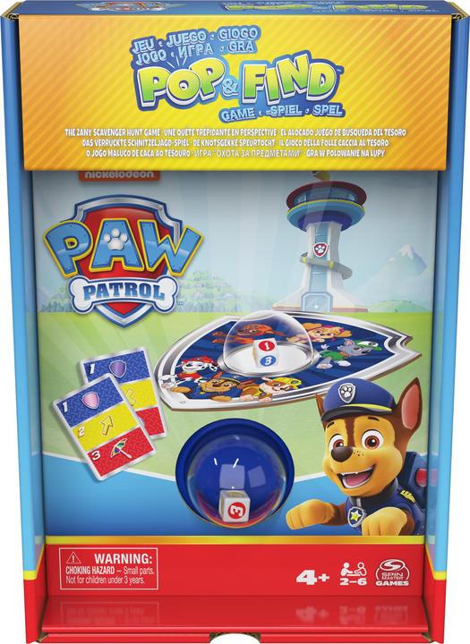 Produktbild Spin Master Paw Patrol Pop & Find-Spiel | Paw Patrol-Spielzeug Kleinkinder-Spielzeug Kinderspielzeug | Spiele fü