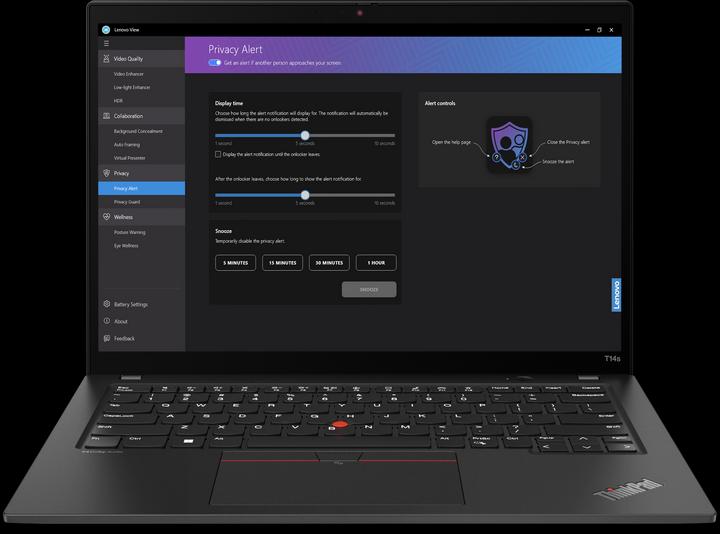 Image du produit Lenovo ThinkPad T14s Gen 4 (14", Intel Core i7-1355U, 32 Go, 1000 Go, DE)