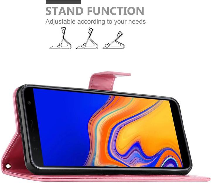 Productafbeelding Cadorabo Bloemen Boekomslag (Samsung Galaxy J4+)
