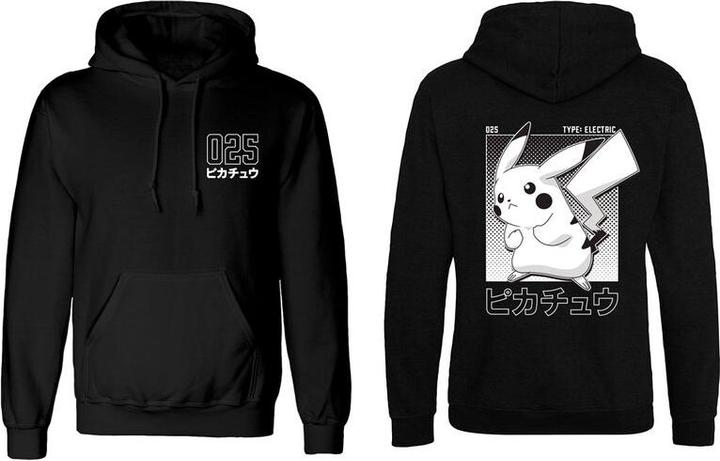 Immagine prodotto Heroes Inc Maglia con cappuccio Pokemon Halftone Pikachu (XL) (XL)