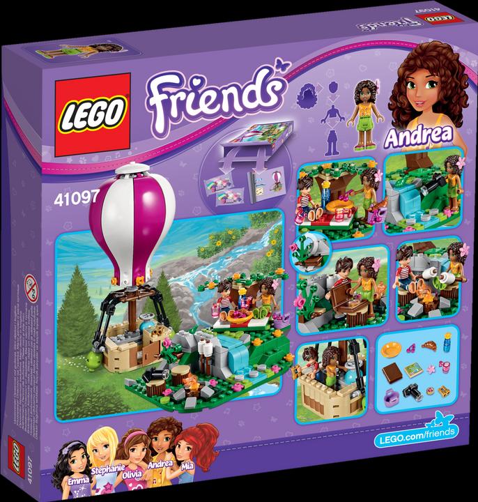 Produktbild LEGO Heatlake Heissluftballon (41097, LEGO Friends)