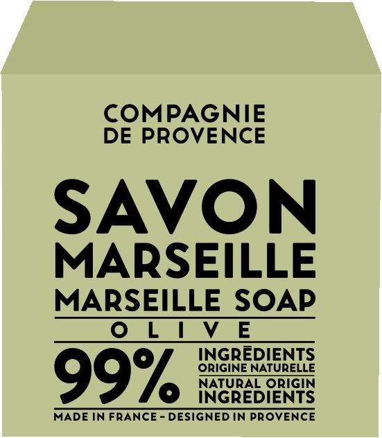 La Compagnie de Provence Marseille Soap Olive (Hartseife, 400 ml)