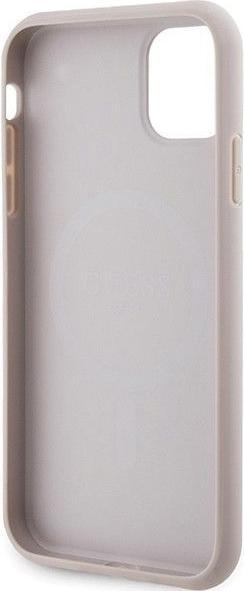 Produktbild Guess GUHMN61G4GFRP iPhone 11 6.1" / Xr różowy/pink hardcase 4G Collection Leather Metal Logo MagSaf (Apple iPhone 11)