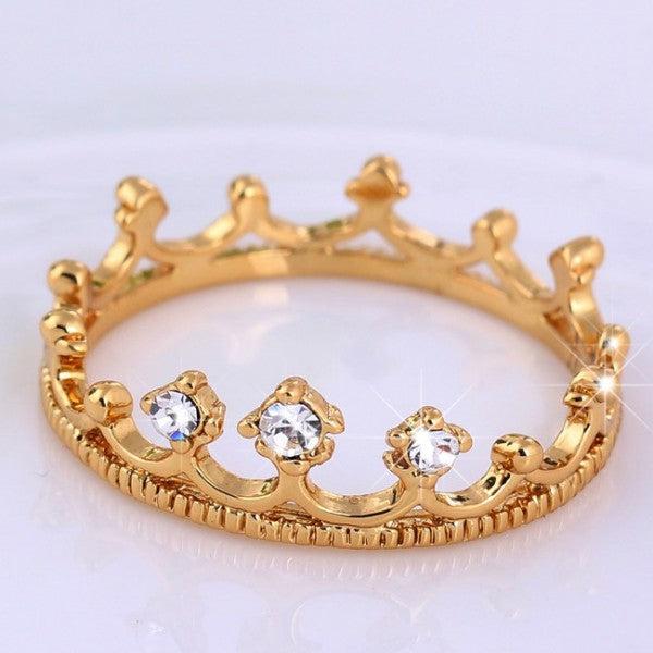 Immagine prodotto Hermex Anello in oro RGP con zircone - oro taglia 55 (55)