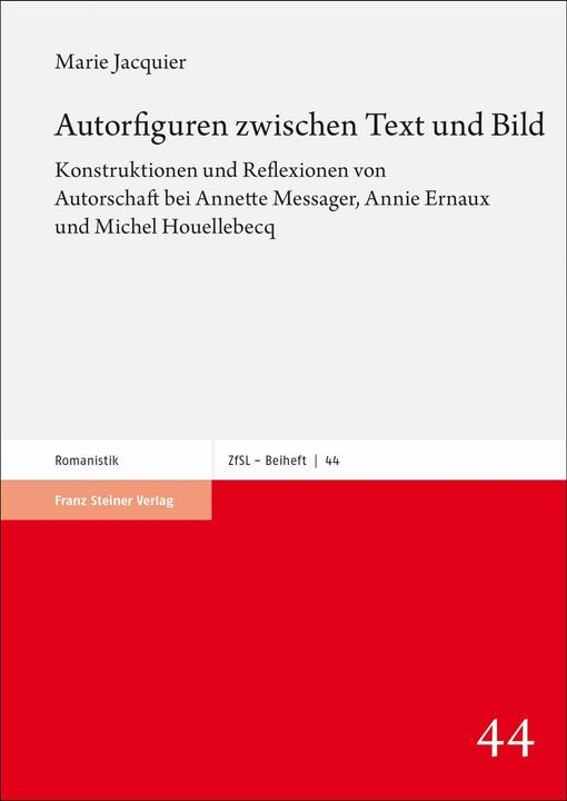 Image du produit Autorfiguren zwischen Text und Bild (Allemand, Marie Jacquier, 2024)
