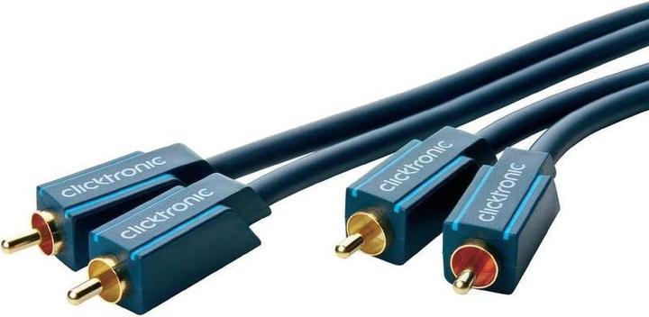 Produktbild clicktronic Stereo-Audiokabel (1 m, Cinch)