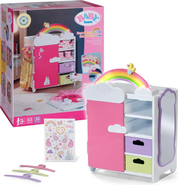 Produktbild Zapf Creation Regenbogen Schrank