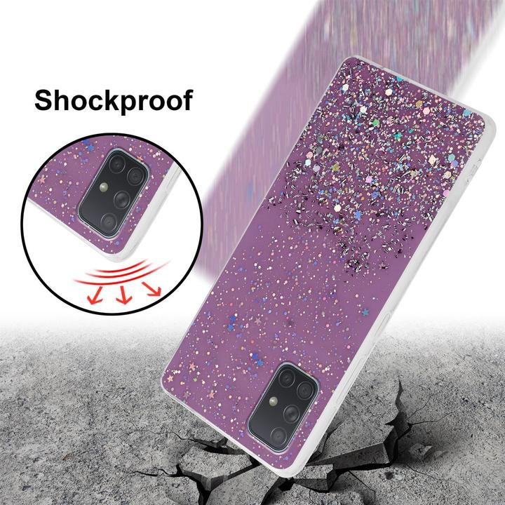 Produktbild Cadorabo TPU Cover funkelnder Glitter (Samsung Galaxy A71 5G)