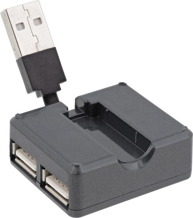 Produktbild InLine USB 2.0 4-Port Hub (USB-A, 4 Ports)