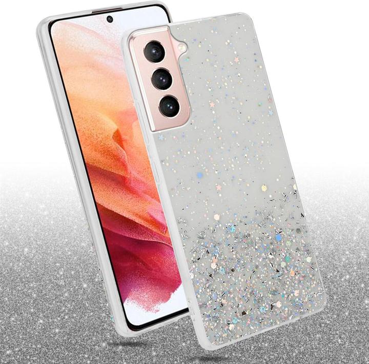 Actual product image Cadorabo TPU cover sparkling glitter (Samsung Galaxy S21 5G)
