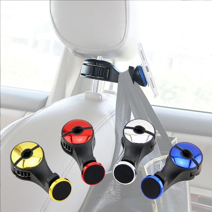 Produktbild König Design Auto Kopfstütze Telefon Halter Mount Haken Rücksitz Universal Handy Halterung