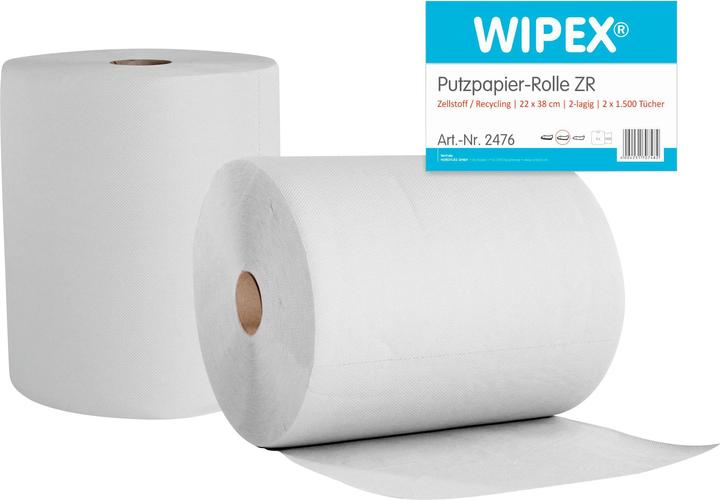 Immagine prodotto Wipex Panno di pulizia L360xW220circa mm bianco a 2 strati (2 x)