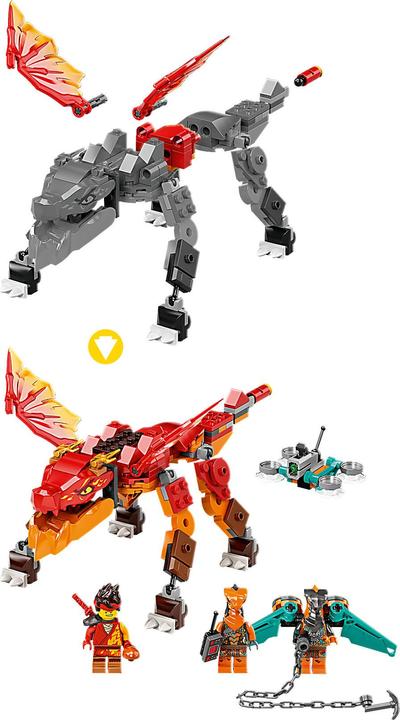 Produktbild LEGO Kais Feuerdrache EVO (71762, LEGO Ninjago)