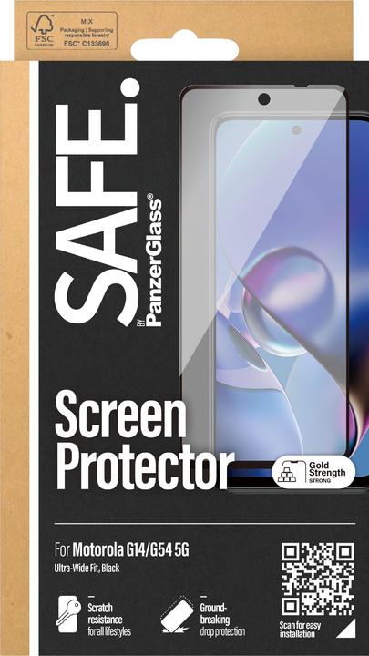 Actual product image Safe Ultra-Wide Fit (1 Piece, Motorola Moto G14, Motorola Moto G54)