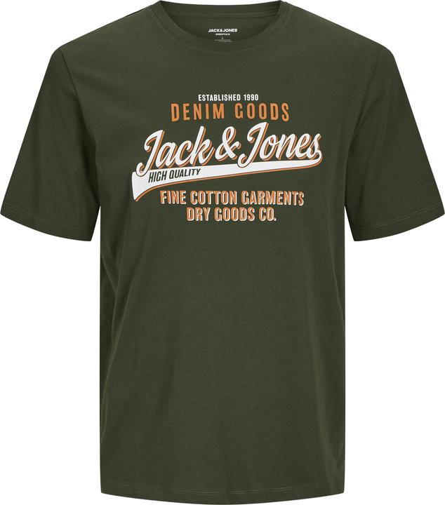 Jack & Jones Jjelogo Tee Ss O-Neck 2 Col Aw24 S Pls (XXL)