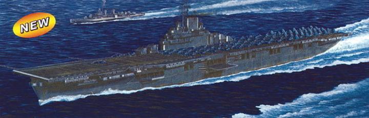 Actual product image Trumpeter Aircraft carrier USS Essex CV 9