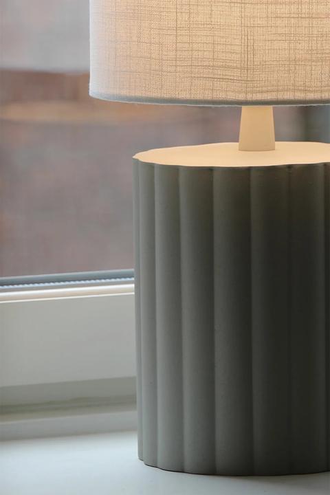 Image du produit Markslöjd Tischleuchte CAN Grau 57 cm, Betriebsart: Netzbetrieb (E27)