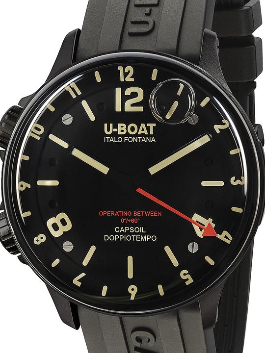 Actual product image U-Boat 8770/A Capsoil Qs. Doppotempo DLC 45mm 10ATM (Swiss made, 45 mm)