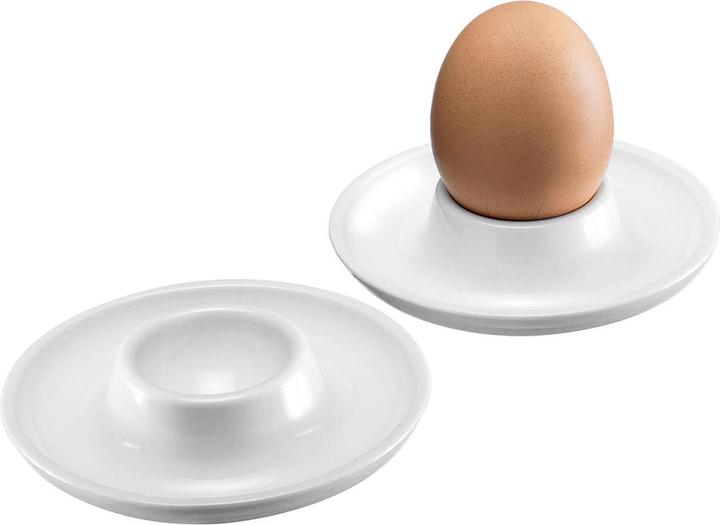 Produktbild My Basics Eierbecher Kunststoff weiss/klar 3Stück (10 x)