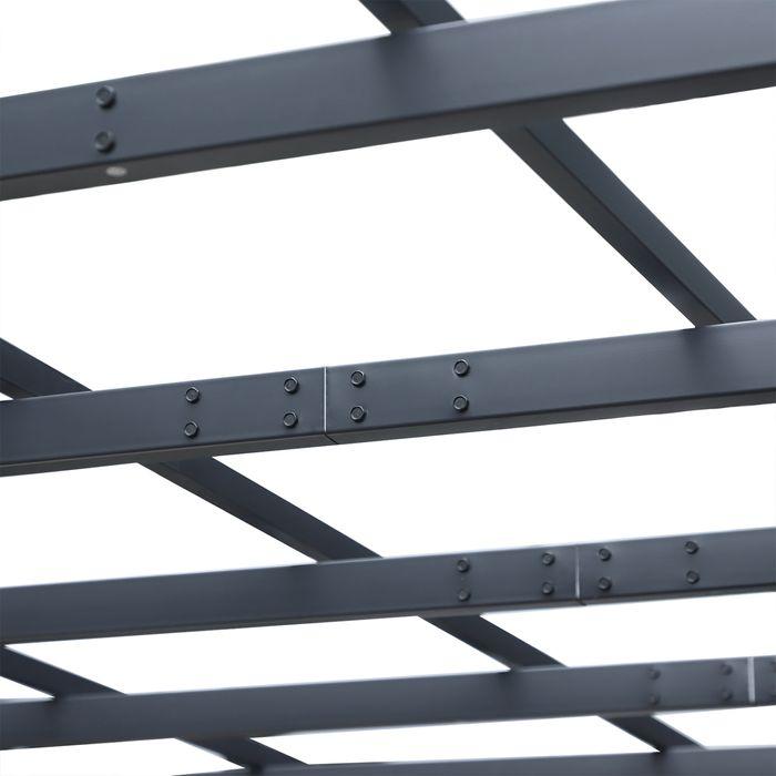 Actual product image Swisshandel24 stabiler Rosenpavillon als Rankhilfe wetterfest Metall schwarz 2,97x2,95x2,3m (297 cm, 295 cm)