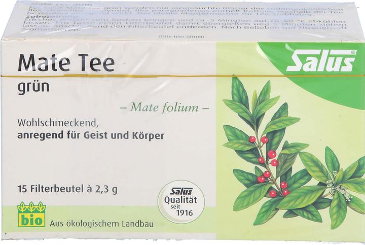 Produktbild Salus Mate Tee grün, 15 St. Filterbeutel (34.50 g)
