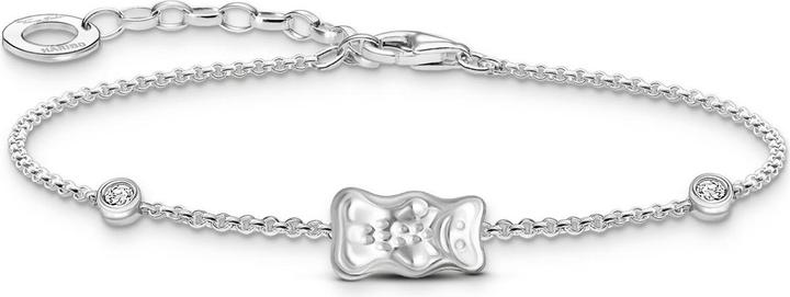 Produktbild Thomas Sabo Armband mit HARIBO Goldbär und Steinen Silber (19 cm, Silber 925)