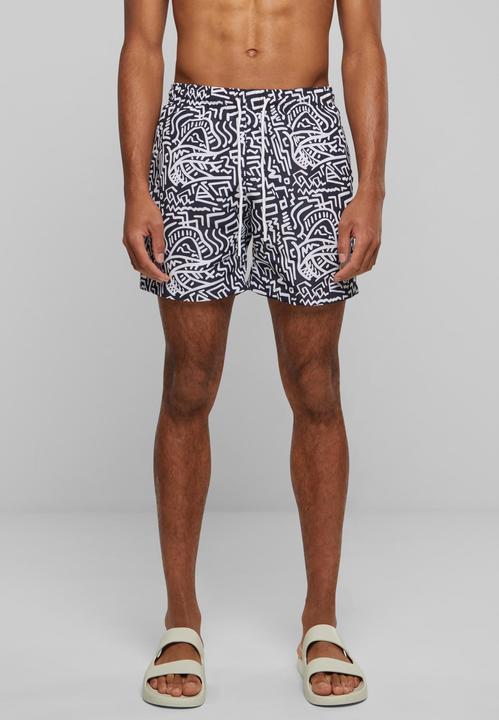 Produktbild Urban Classics Pattern Swim Shorts (L)