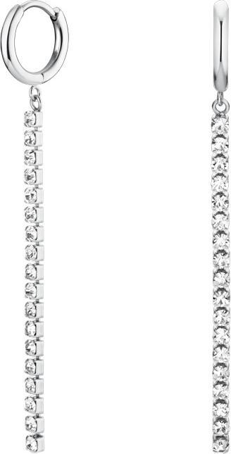 Produktbild Rosefield Tennis Crystal Clear Earrings Silver Ohrringe (Rhodium platiniert Edelstahl 316L)