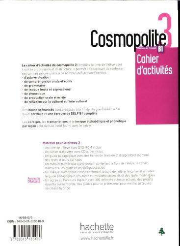 Actual product image Cosmopolite Cahier d'activités + CD audio Niveau 3 (French, et al, Tricot Tony, Garcia Emmanuelle, 2018)