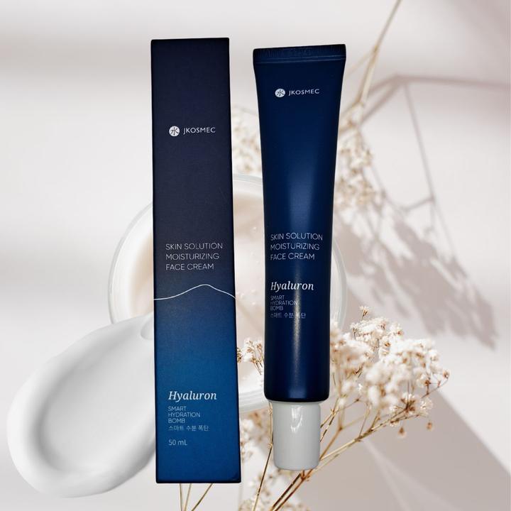 Image du produit JKosmec Solution pour la peau Crème hydratante à l'acide hyaluronique pour le visage (50 ml, Crème 24h)
