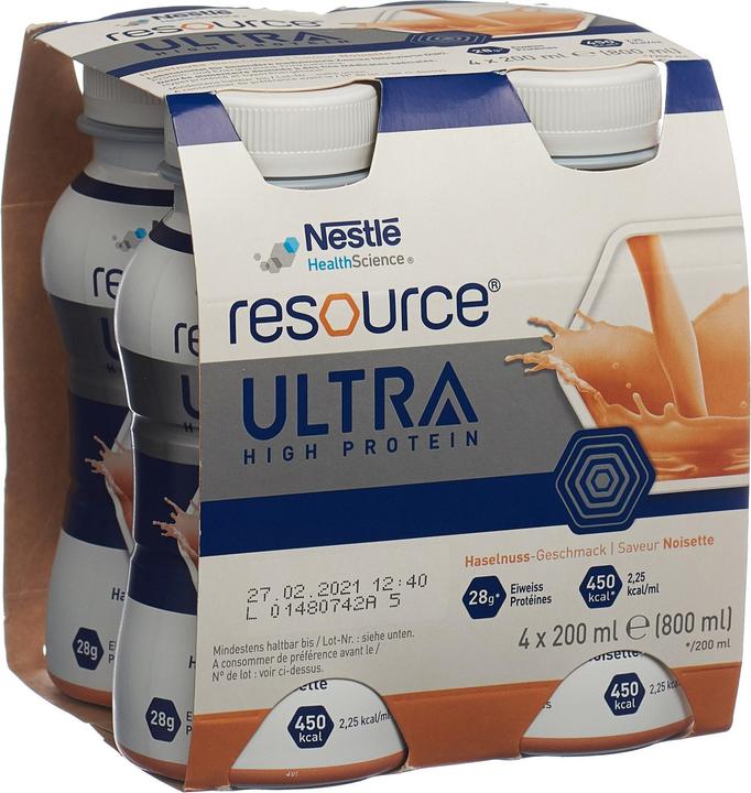 Actual product image Resource Ultra (Hazelnut, 4 pcs., 1006 g)