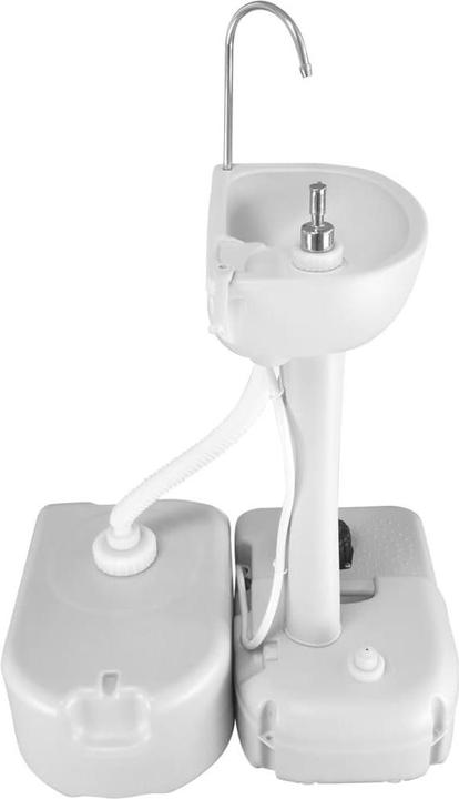 Actual product image VidaXL Portable water tank with adapter 24 L Grey