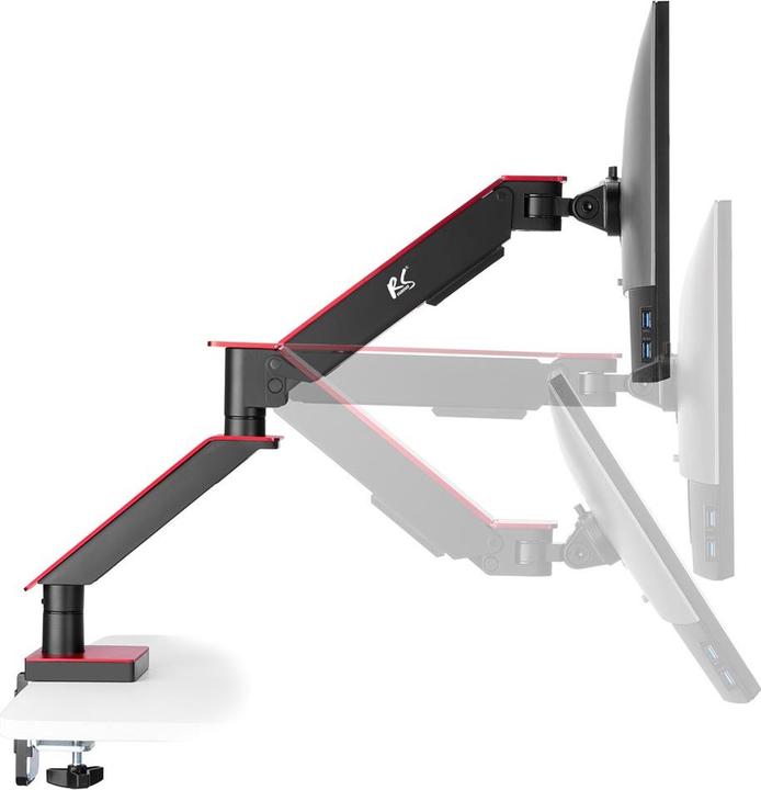 Image du produit NanoRS Support de jeu pour écran LCD, 17-32 pouces, 8 kg, VESA 75 x 75 et 100 x 100, double bras, RS162 (Tables, 32.01")
