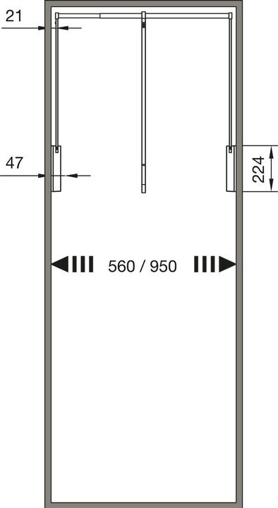 Produktbild Servetto Kleiderlifte 3T (1 Stk.)
