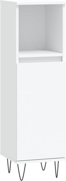 Image du produit VidaXL 3-tlg. Badmöbel-Set Weiss Holzwerkstoff, Farbe: Weiss