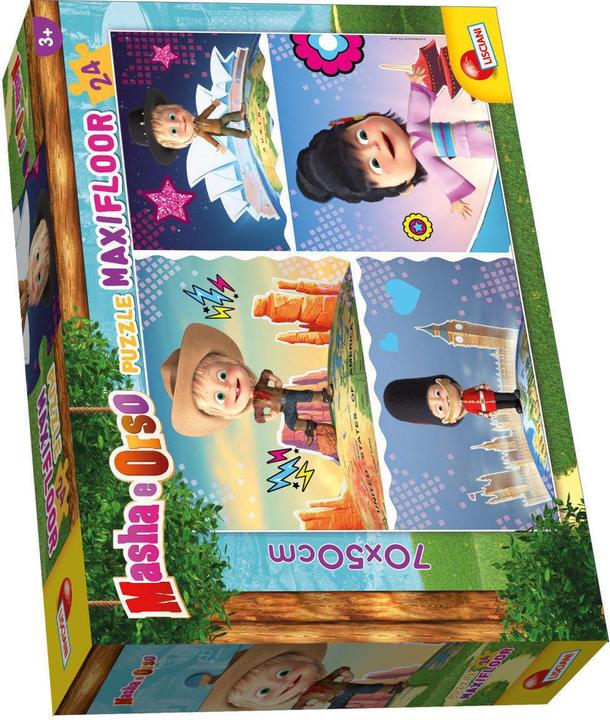 Immagine prodotto Lisciani 86085 - - MASHA PUZZLE MAXIFLOOR 24 -? FANTASTICO! (24 pezzi)