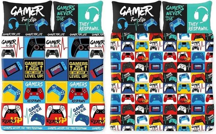 Actual product image Generic Gamer For Life bed linen set