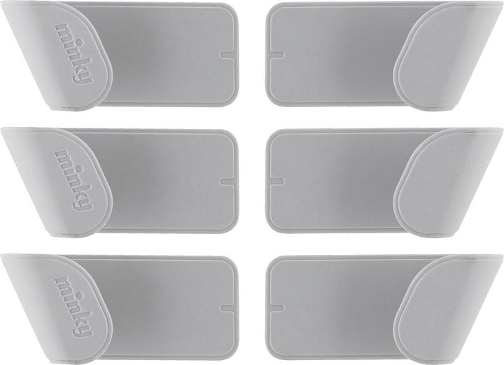 Actual product image Pot lid holder grey set of 3 (Plastic)