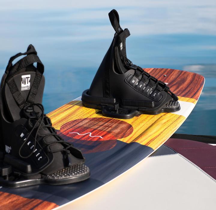 Actual product image Waketec Wakeboard Bindings OnSet blk (41, 42, 43, 44, 45, 46, 47)