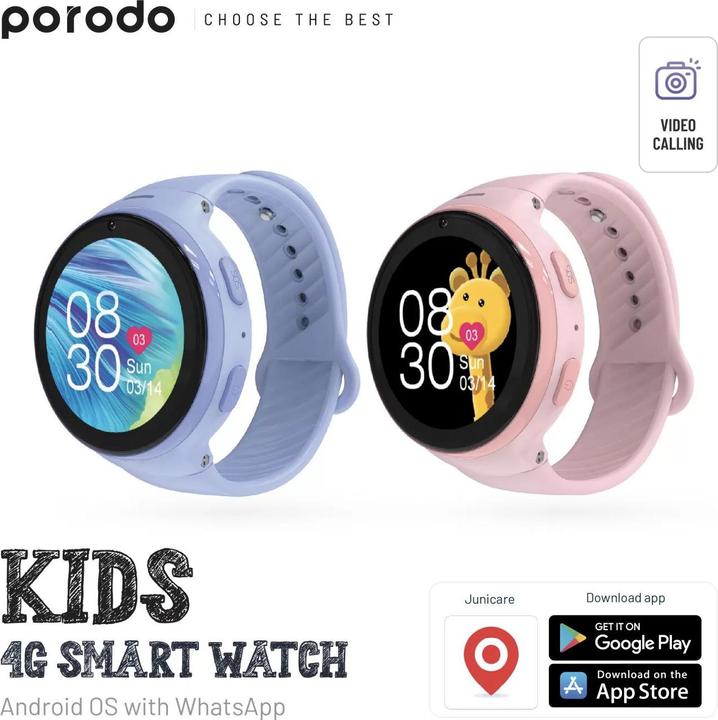 Image du produit Porodo Montre intelligente pour enfants (42.20 mm, 4G)