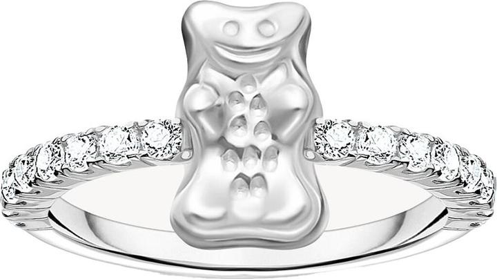 Thomas Sabo Ring mit HARIBO Goldbär und Steinen Silber