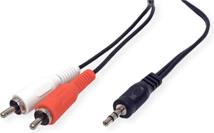 Image du produit Value Prise stéréo - 2x cinch (1.50 m, RCA, Jack 3,5 mm (AUX))