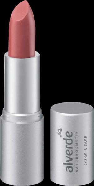 Produktbild dm alverde Lippenstift Color & Care 42 Vintage Rose (8 ml)