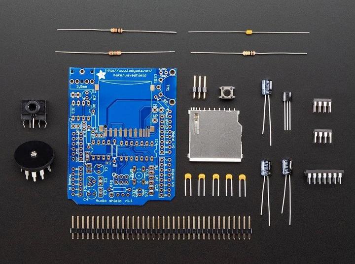 Actual product image Adafruit Wave Audio Shield for Arduino (Various)