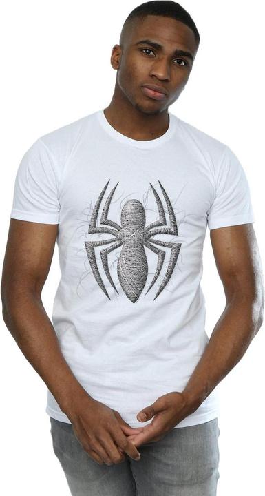 Immagine prodotto Spider-Man Web Logo Maglietta Uomo (3XL)